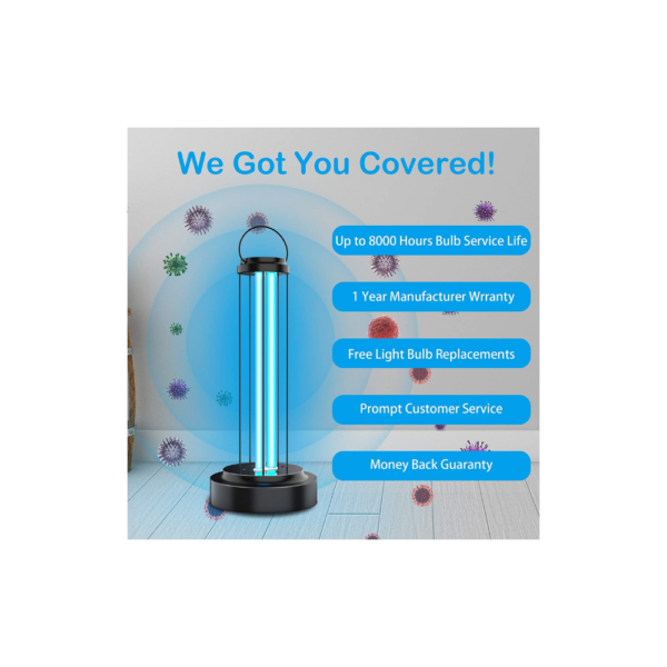 FiGoal Ultraviolet Germicidal UV Lamp 110V 36W Sterilization - Image 2