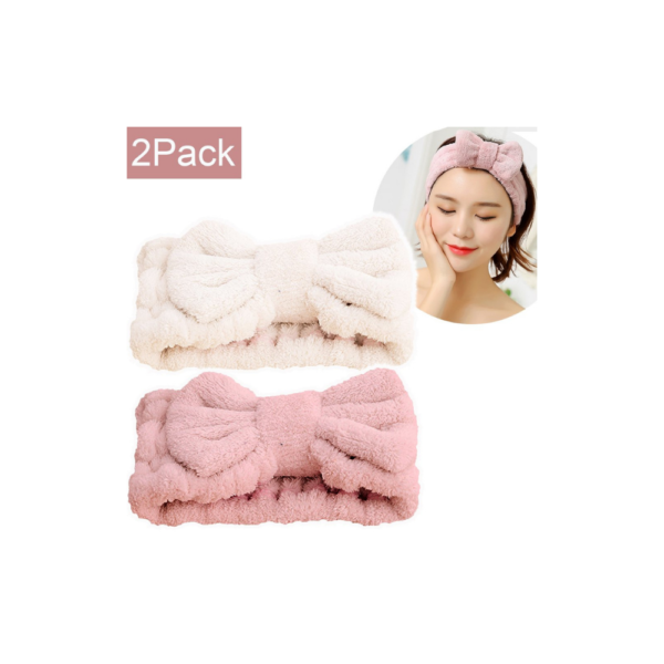 Jseng Microfiber Bowtie Women Beauty Headbands,