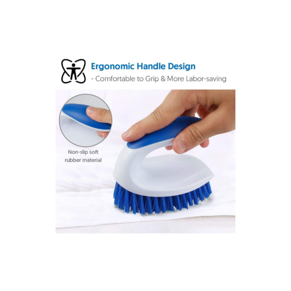 EXEGO 2 Pack Scrub Brushes Set Flexible Stiff Bristles - Image 2